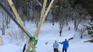 スキーの大会の中継業務にカメラアシスタント(CA)として参加~雪山での作業について