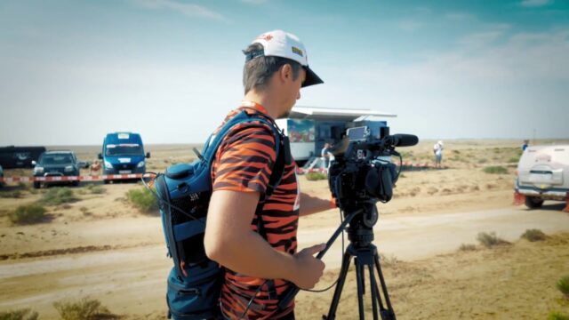 ＴV番組の中継業務にカメラマンとして参加～中継機器「LiveU」を使用