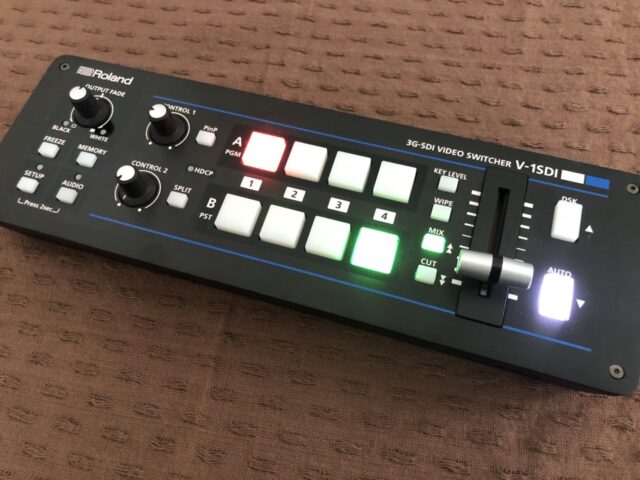 新規導入機材紹介~ローランドのスイッチャー『V-1SDI』