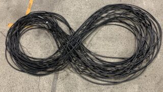 ケーブルの『8の字巻き』～『置きはち』や『手はち』について