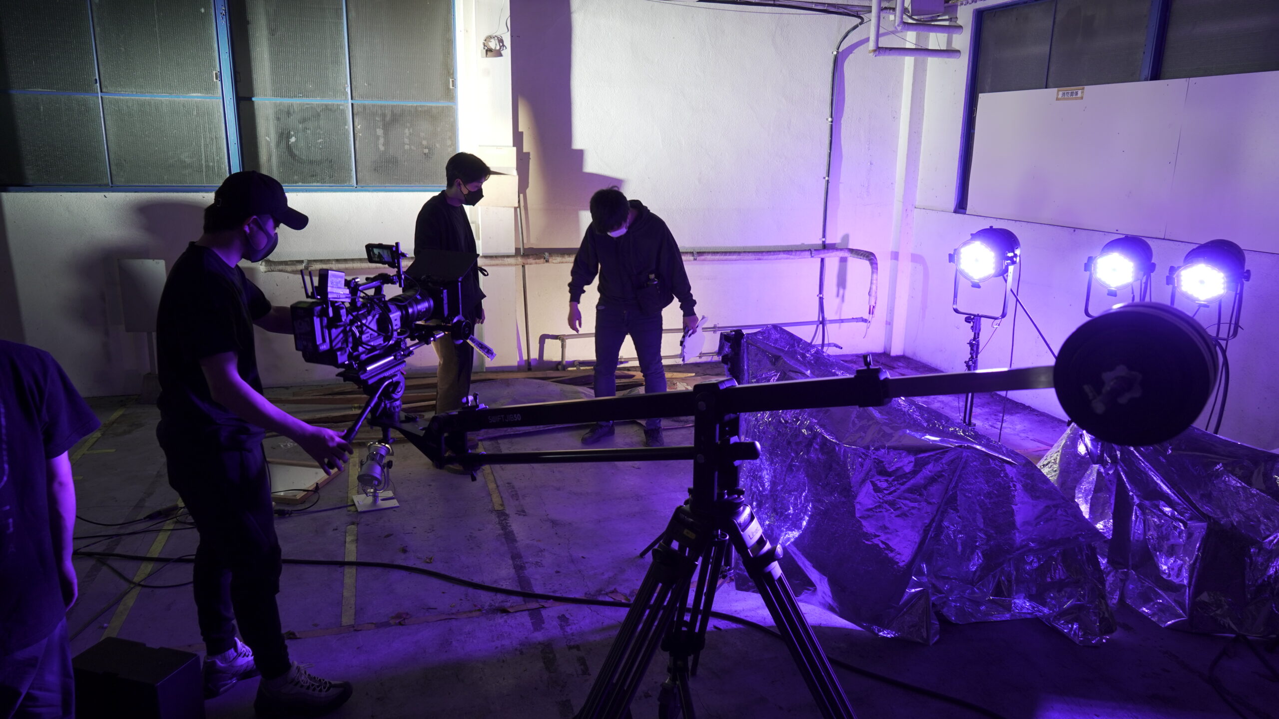 肘あて 撮影 スタジオ 映像制作 アーティスト『UK』のミュージックビデオ撮影①～撮影機材ついて