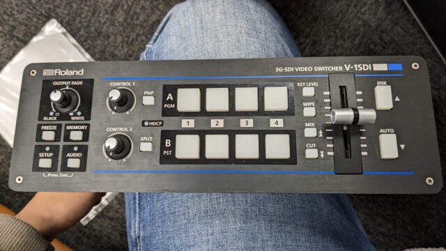 Youtubeの配信現場にCAとして参加～配信に使用した機材を一部ご紹介