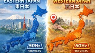 電源周波数「50Hz・60Hz」の違い〜東日本と西日本におけるロケでの留意点について