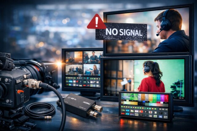 撮影現場で重要なモニター送りの基礎＆よくある映像信号トラブルの原因と対策