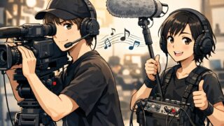カメラマンと音声スタッフ〜映像制作の現場で活躍するために必要な視点